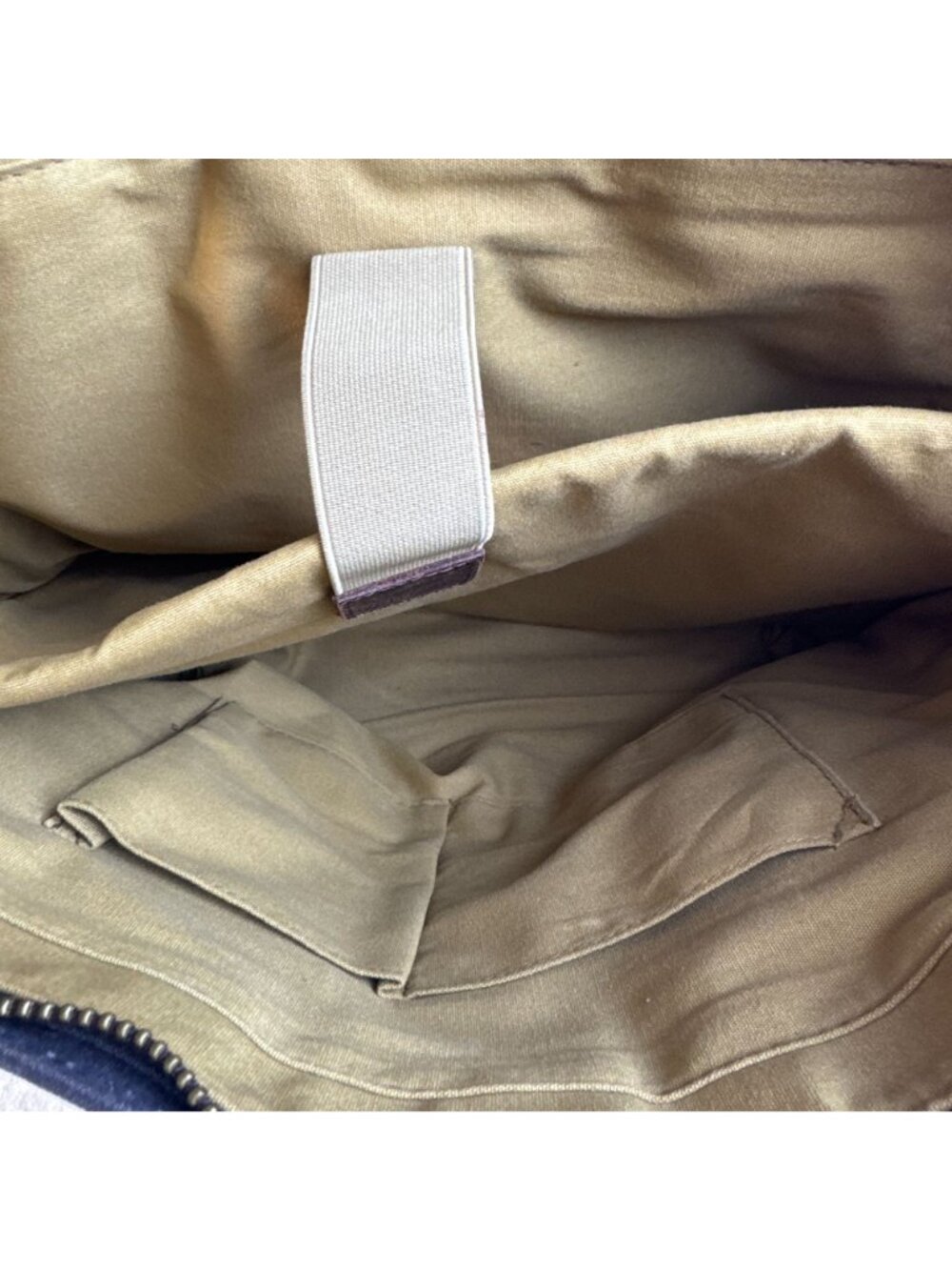 Vintage-Inspired Messenger Leather & Waxed Canvas Briefcase Satchel Laptop Bag - Picture 7 of 11